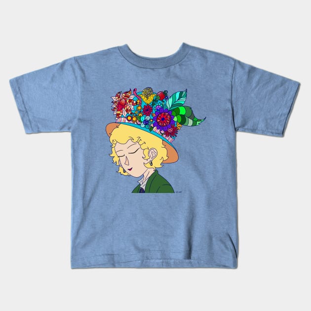 Spring in Town Kids T-Shirt by NoHomeGnome
